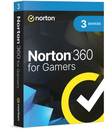 Norton 360 For Gamers Antivirus security Commercial 1 license(s) 1 yea