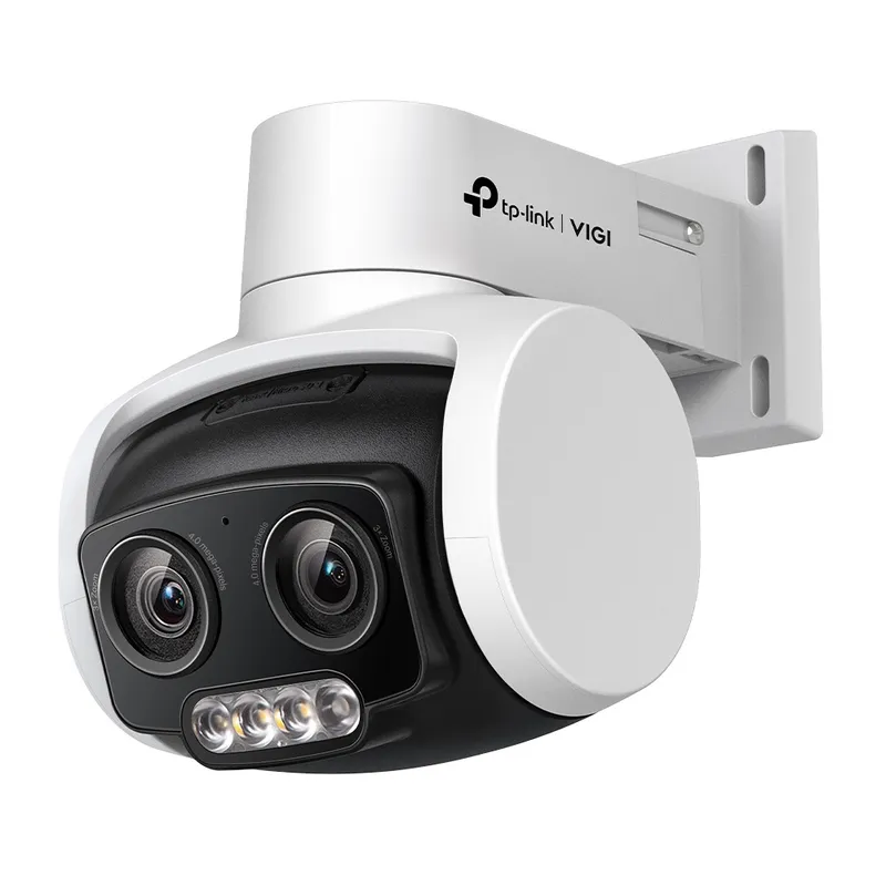 TP-Link VIGI 4MP Outdoor Full-Color Dual-Lens Varifocal Pan Tilt Netwo