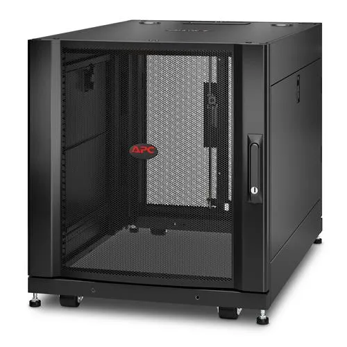 APC NetShelter SX Server Rack Enclosure 12U Black 658H x 600W x 900D mm