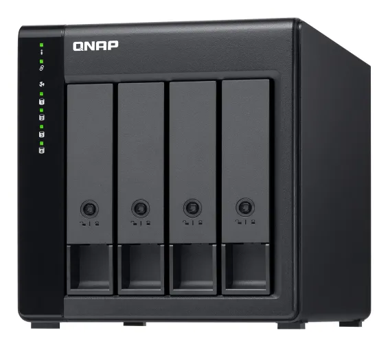 QNAP TL-D400S storage drive enclosure HDD/SSD enclosure Black. Grey 2.