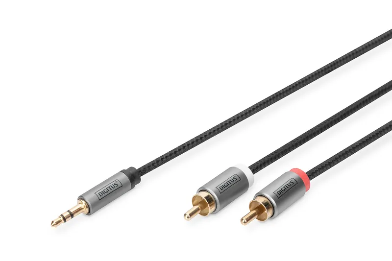 Digitus Audio adapter cable. 3.5 mm stereo jack to RCA