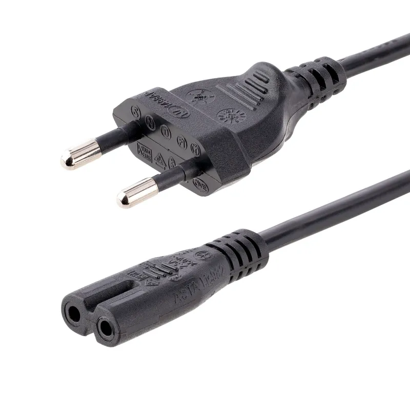 StarTech.com 3m (10ft) Laptop Power Cord. EU Plug to C7. 2.5A 250V. 18