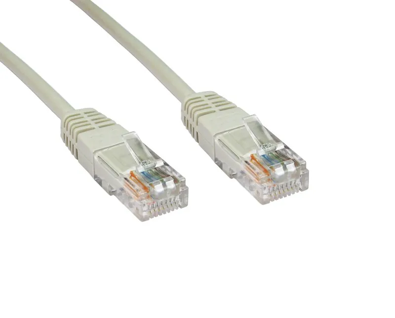Cables Direct 0.25m Cat6. M - M networking cable Grey U/UTP (UTP)