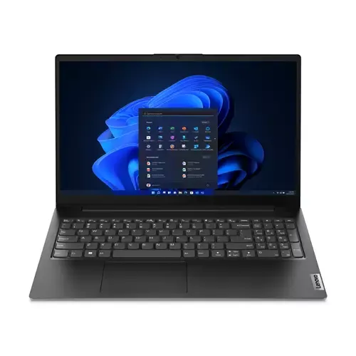 Lenovo V15 G4 AMN AMD Ryzen 5 7520U Laptop 39.6 cm (15.6") Full HD 8 GB LPDDR5-SDRAM 512 GB SSD Wi-Fi 6 (802.11ax) Windows 11 Home UK English Black