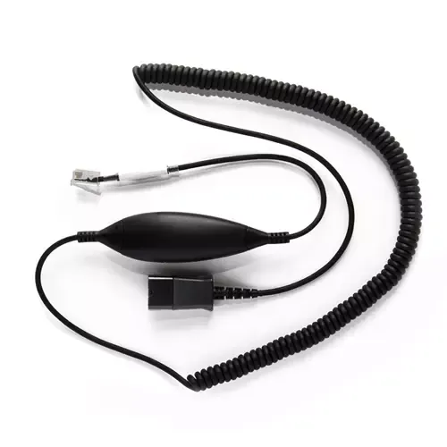 V7 BL-10+P telephone cable 2 m Black