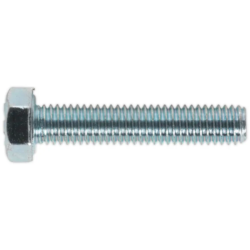 Sealey Zinc Plated 8.8 Steel Din 933 HT Setscrews