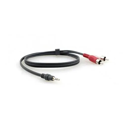 Kramer Electronics 3.5mm - 2 RCA 0.9m audio cable Black Red White