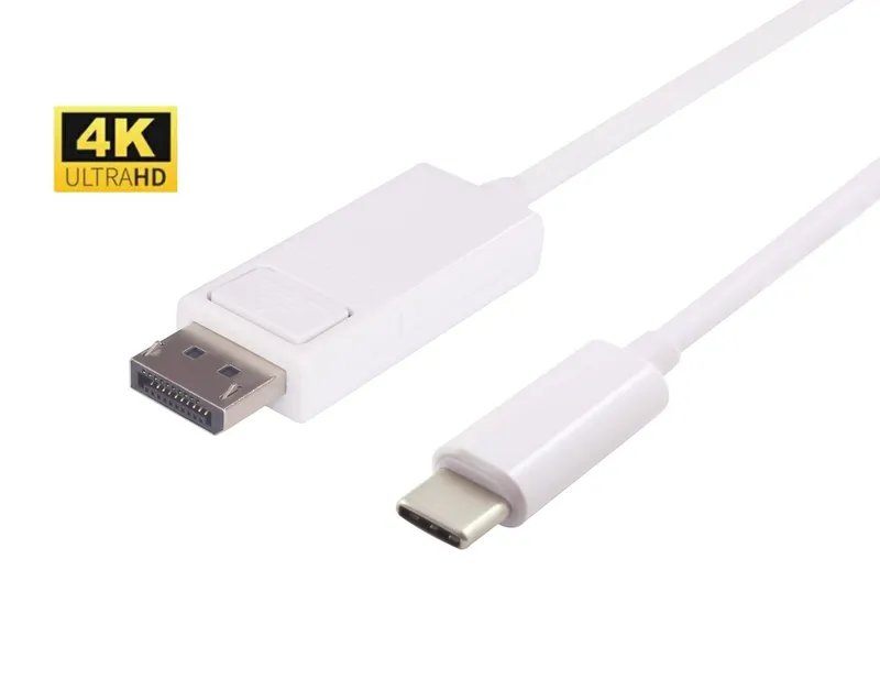 Microconnect USB3.1CDPB2W video cable adapter 2 m USB Type-C DisplayPo
