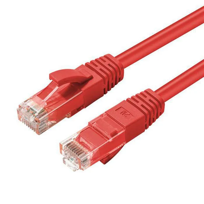 Microconnect UTP520R networking cable Red 20 m Cat5e U/UTP (UTP)