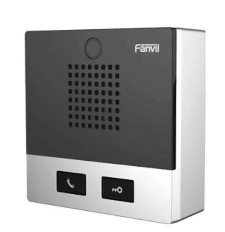 Fanvil I10D audio intercom system Black. Stainless steel