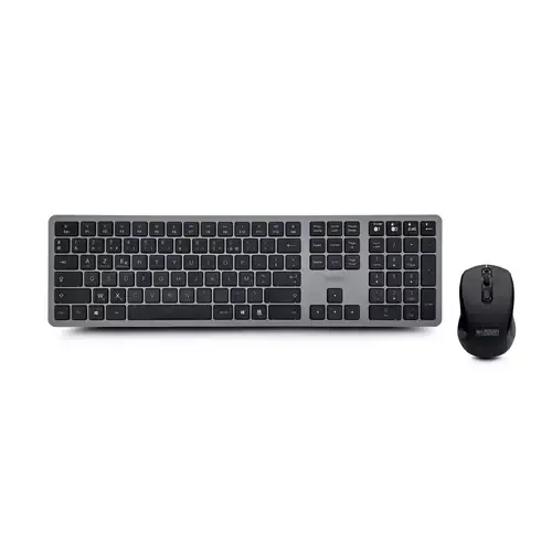Urban Factory ONLEE: RECHARGEABLE COMBO KEYBOARD AND MOUSE - BLUETOOTH & 2.4GHZ - UK LAYOUT