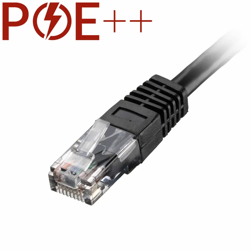Cablenet 1m Cat6 RJ45 Black U/UTP PVC 24AWG Flush Moulded Booted Patch