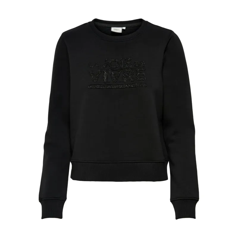 Sweatshirt woman Only onlannie life bling box