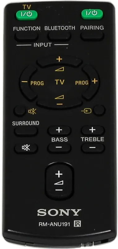 Sony RM-ANU191 remote control Wired Press buttons