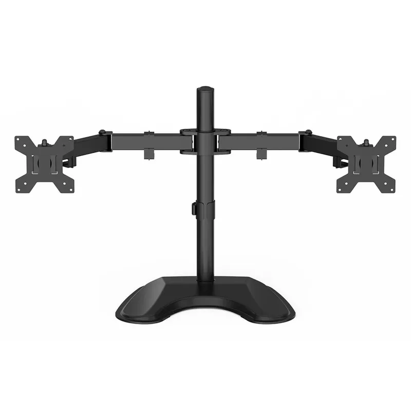 GAMEMAX Dual Monitor Arm Stand LCD Desk Mount Freestanding For Two 13