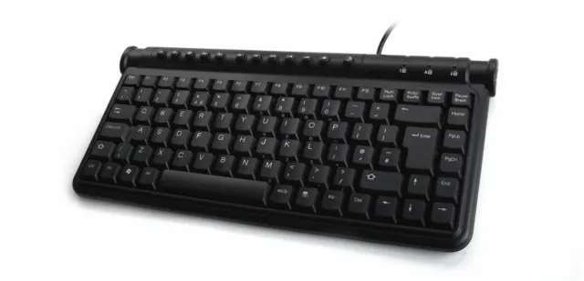 Accuratus KYB-MINIHUB2; USB connected mini keyboard with integrated 2