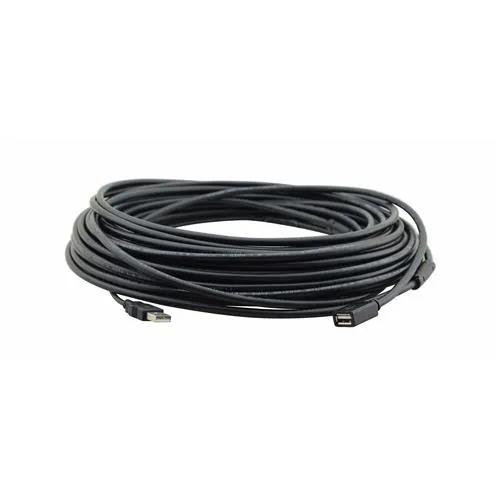 Kramer Electronics CA-UAM/UAF-25 USB cable USB 2.0 7.6 m USB A 0.48 Gbit/s Black
