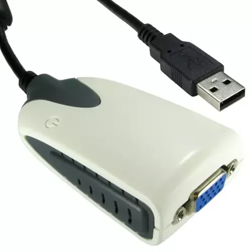 Cables Direct USB2-VGA3 USB graphics adapter 1680 x 1050 pixels Black White