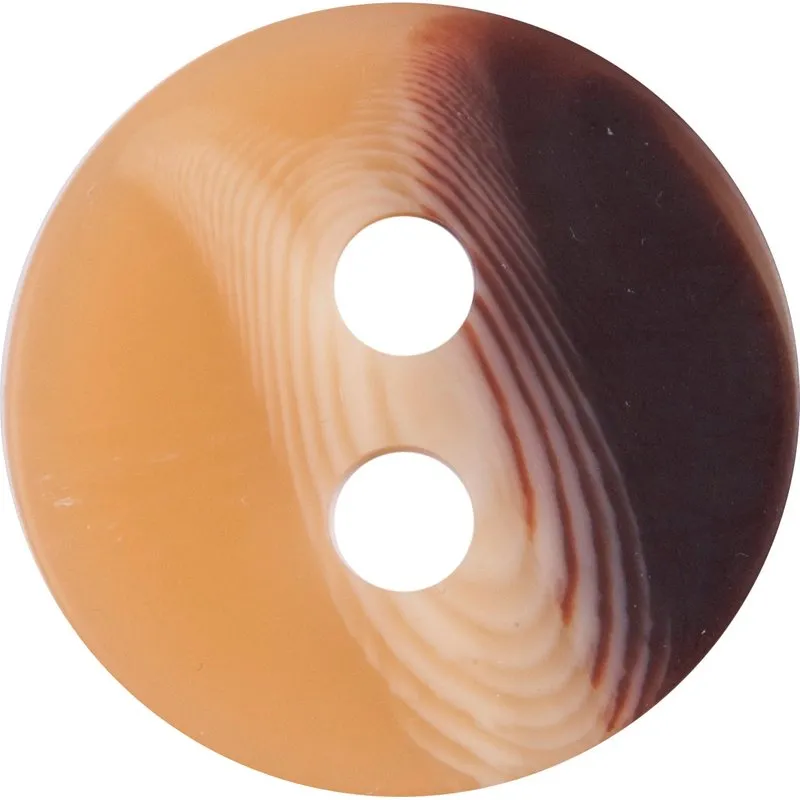 Milward Carded Buttons 2 Hole Beige 27mm Pack of 2