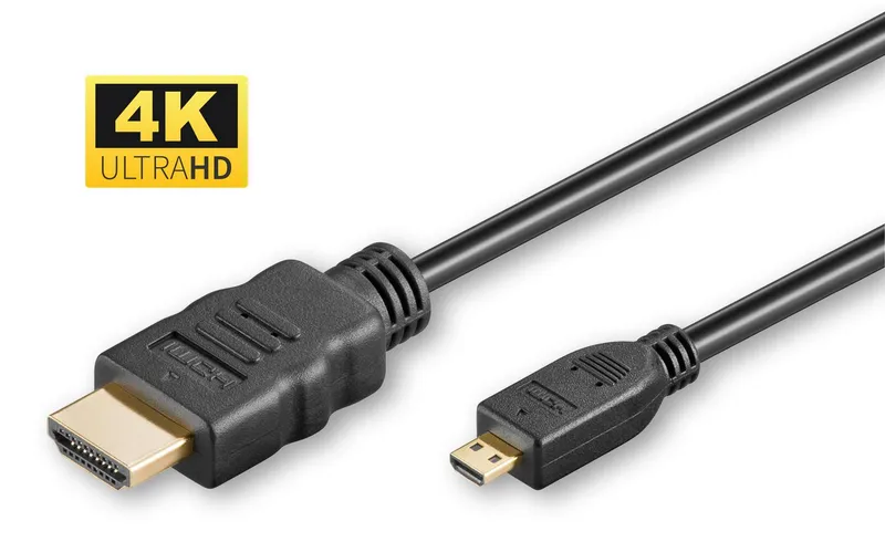 Microconnect 4K HDMI A-D cable. 2m