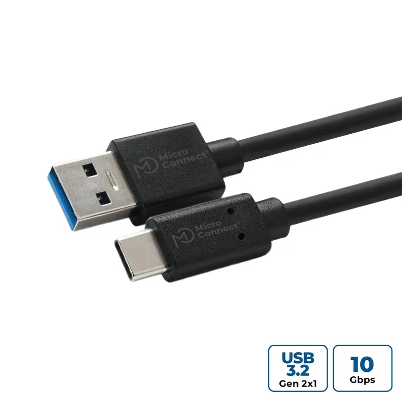 Microconnect USB3.2CA1 USB cable USB 3.2 Gen 2 (3.1 Gen 2) 1 m USB A U