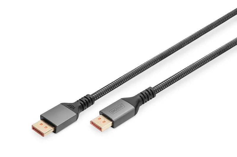 Digitus 16K DisplayPort Connection Cable. Version 2.1. 1m. 80G. black