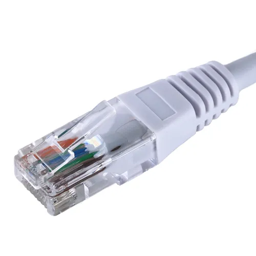 Cablenet 2m Cat5e RJ45 White U/UTP PVC 24AWG Flush Moulded Booted Patc
