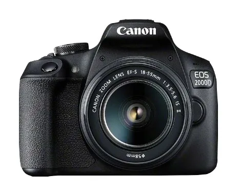 Canon EOS 2000D BK 18-55 IS II EU26 SLR Camera Kit 24.1 MP CMOS 6000 x