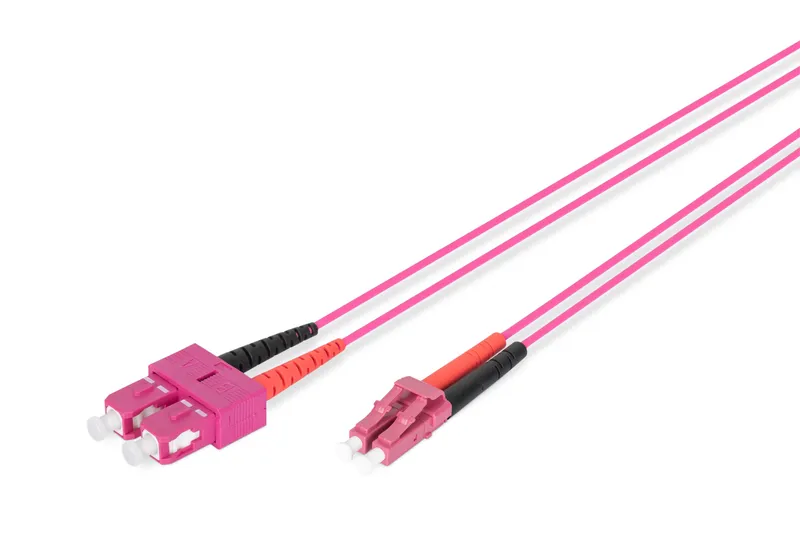 Digitus Fiber Optic Multimode Patch Cord. OM4. LC / SC