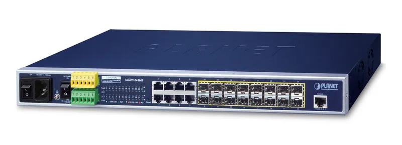 PLANET MGSW-24160F network switch Managed L2+ Gigabit Ethernet (10/100