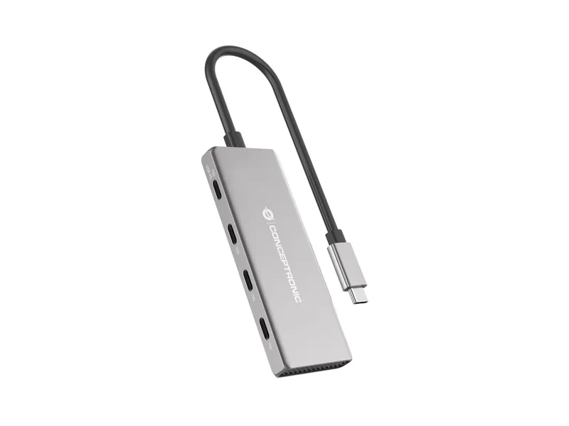 LevelOne Conceptronic HUBBIES16G 4-Port USB 3.2 Gen 2 Hub; 10Gbps; USB