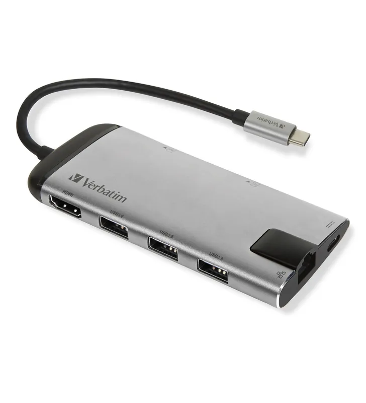 Verbatim 49142 laptop dock/port replicator USB 3.2 Gen 1 (3.1 Gen 1) T