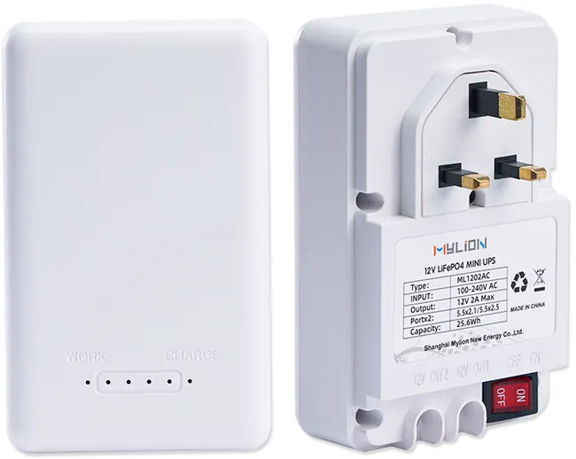 mylion 25.6Wh/80000mAh Mini UPS with inbuilt UK plug