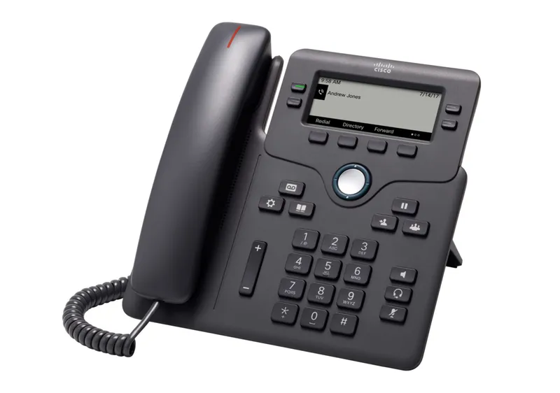Cisco IP Phone 6841 with Multi-Platform Phone Firmware. 3.5-inch Greys