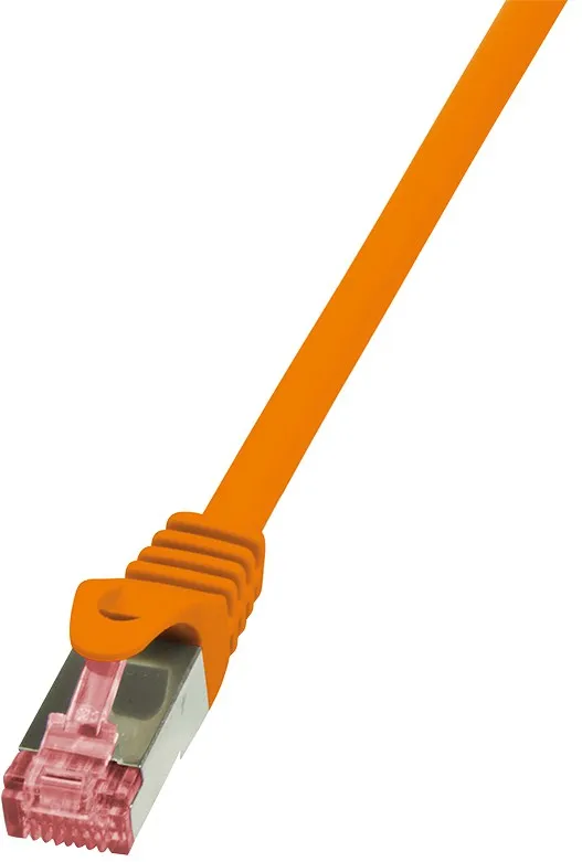 LogiLink Cat.6 S/FTP. 3m networking cable Orange Cat6 S/FTP (S-STP)