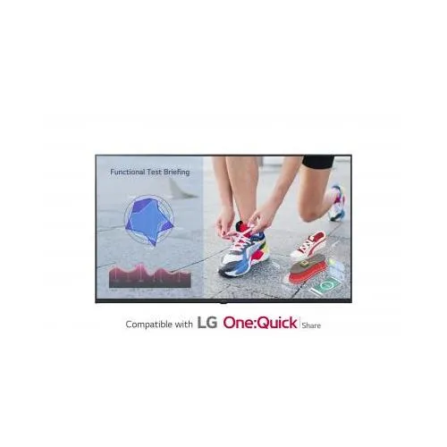 LG 75UL3J-B Signage Display Digital signage flat panel 190.5 cm (75") IPS Wi-Fi 330 cd/m 4K Ultra HD Black WebOS 16/7