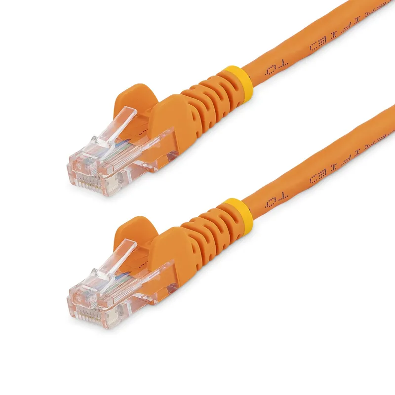 StarTech.com Cat5e Patch Cable with Snagless RJ45 Connectors - 2m. Ora