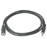 C2G 2m 3.5mm Stereo Audio Extension Cable M/F audio cable Black