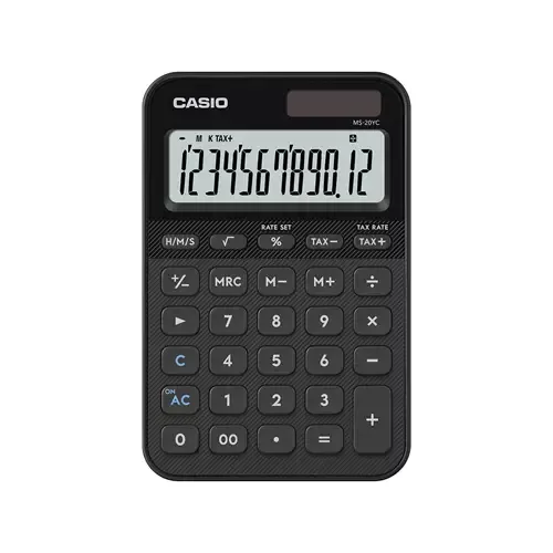 Casio MS-20YC calculator Desktop Basic Black