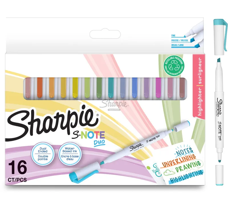 Sharpie 2182115 marker 16 pc(s) Blue. Brown. Green. Orange. Pink. Purp