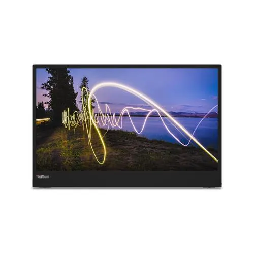 Lenovo ThinkVision M15 computer monitor 39.6 cm (15.6") 1920 x 1080 pixels Full HD LED Black