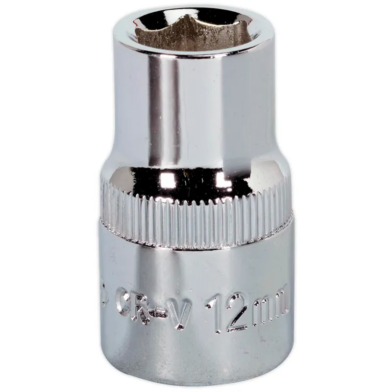 Sealey 1/2" Drive Hexagon WallDrive Socket Metric