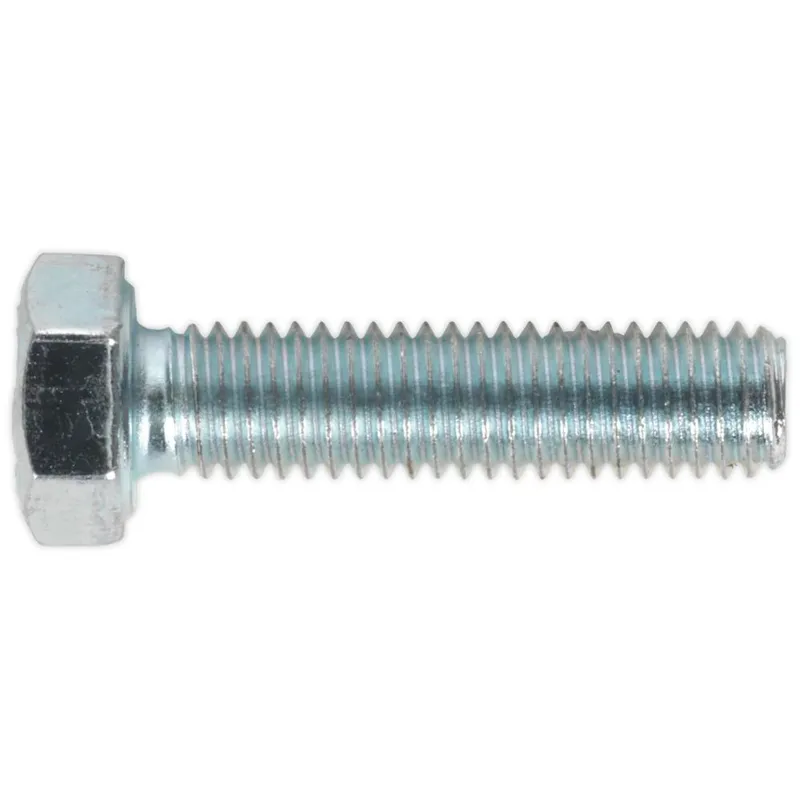 Sealey Zinc Plated 8.8 Steel Din 933 HT Setscrews