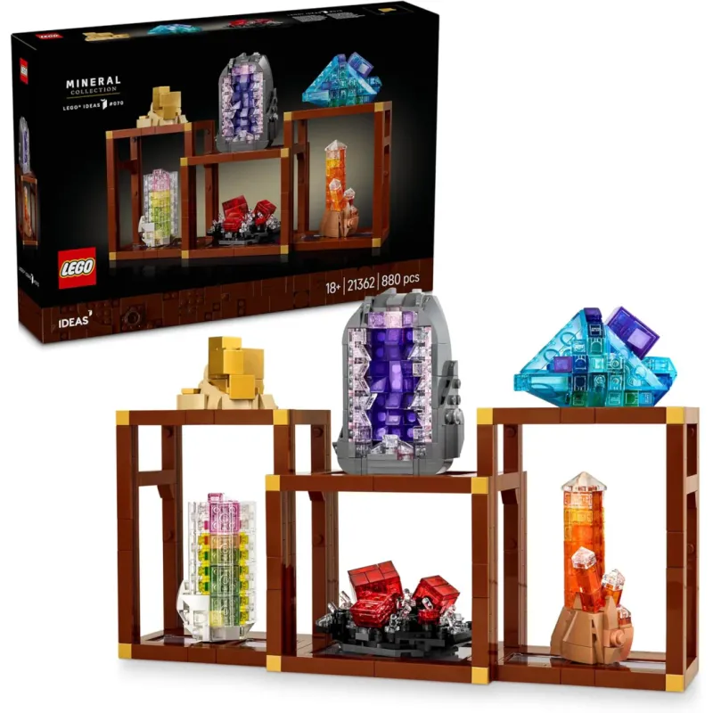 Lego Ideas 21362 Mineral Collection Set for Adults Aged 18 and Up