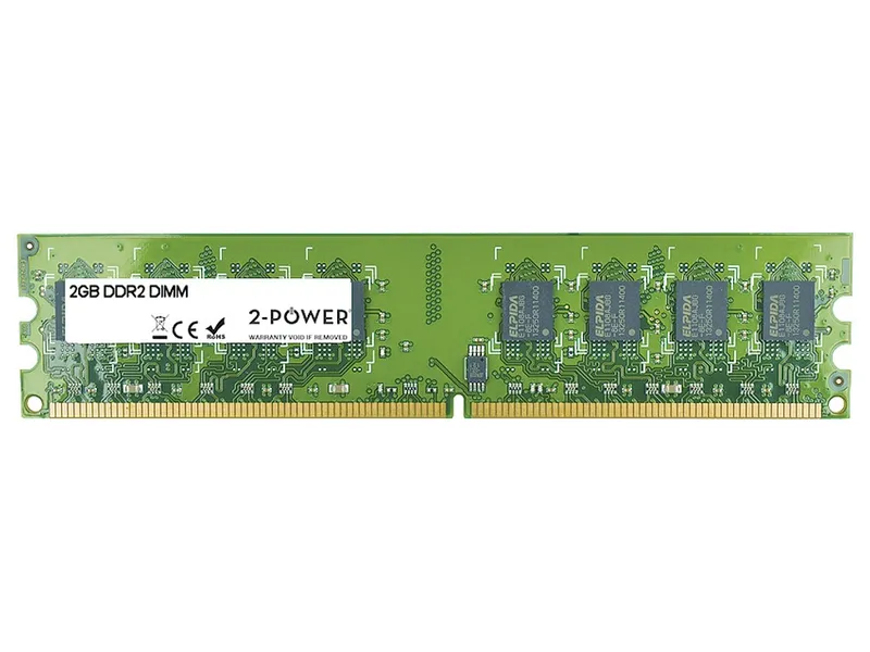 2-Power 2GB DDR2 800MHz DIMM Memory - replaces 91.AD346.022