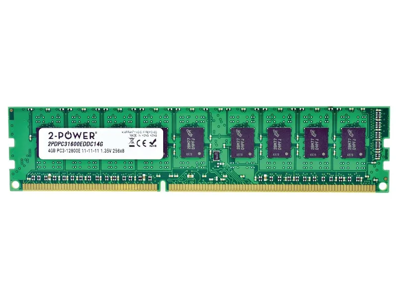 2-Power 4GB DDR3L 1600MHz ECC + TS UDIMM Memory - replaces 03T7802