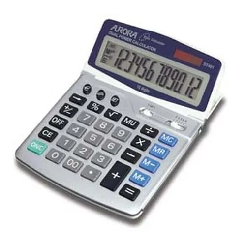 Aurora DT401 calculator Desktop Basic Grey