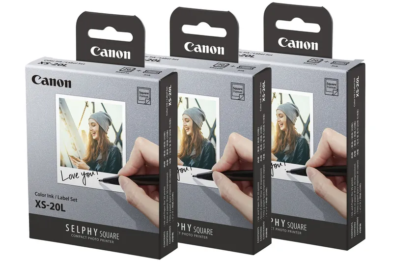 Canon XS-20L 2.7" x 2.7" Square Photo Paper for QX10 Printer