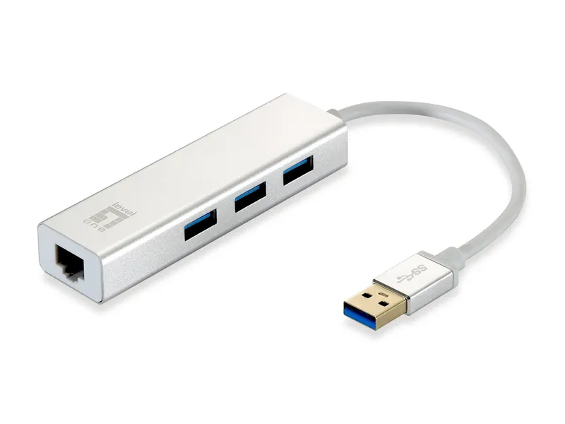 LevelOne Gigabit USB Network Adapter. USB Hub