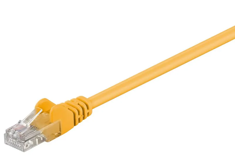 Microconnect B-UTP501Y networking cable Yellow 1 m Cat5e U/UTP (UTP)